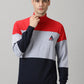 Men's Colorblock High Neck Sweatshirts