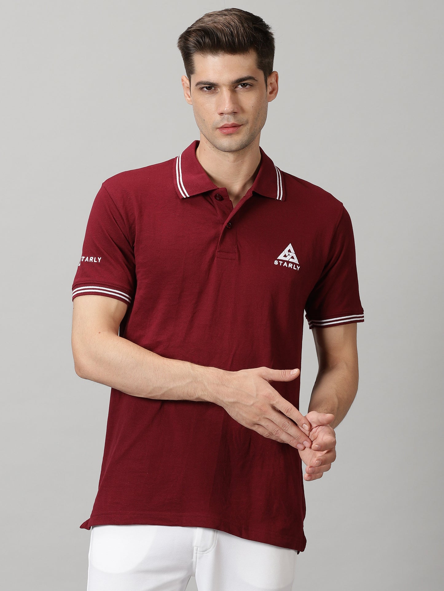 Classic Comfort: Men's Solid Polo T-Shirts