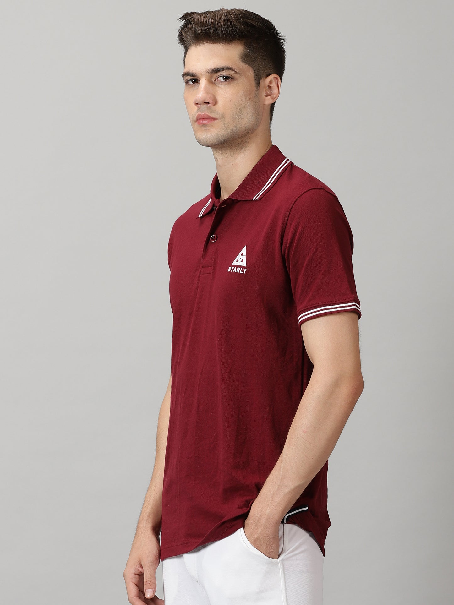 Classic Comfort: Men's Solid Polo T-Shirts