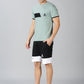 Trendy Green T-shirt and Shorts Combo