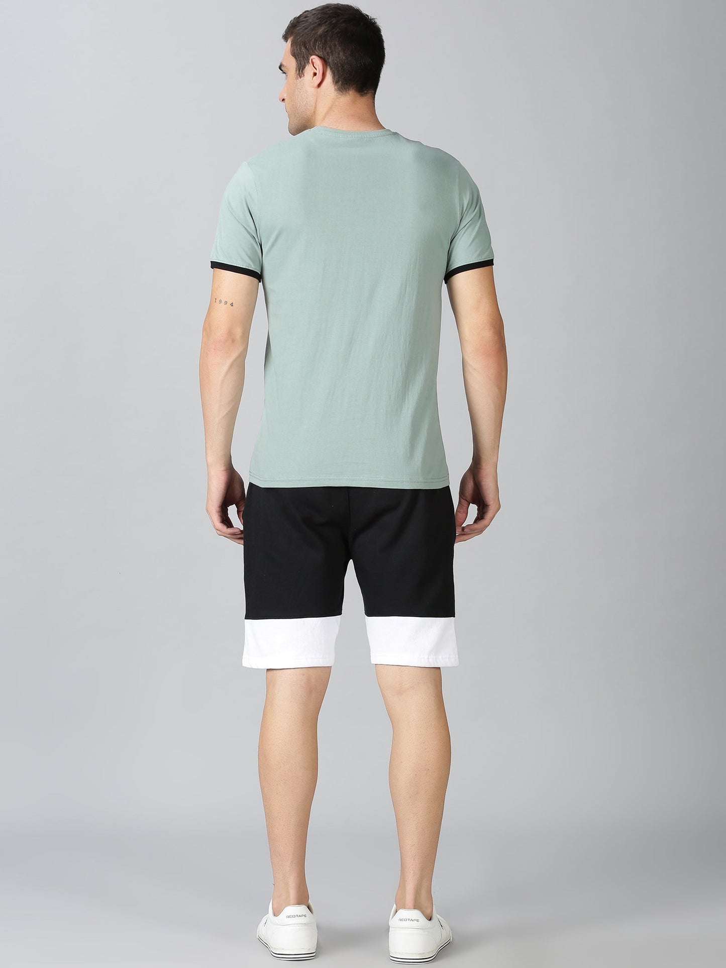 Trendy Green T-shirt and Shorts Combo