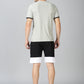 Trendy Grey T-shirt and Shorts Combo