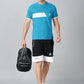 Trendy Aqua-Blue T-shirt and Shorts Combo