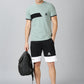 Trendy Green T-shirt and Shorts Combo