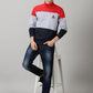 Men's Colorblock High Neck Sweatshirts