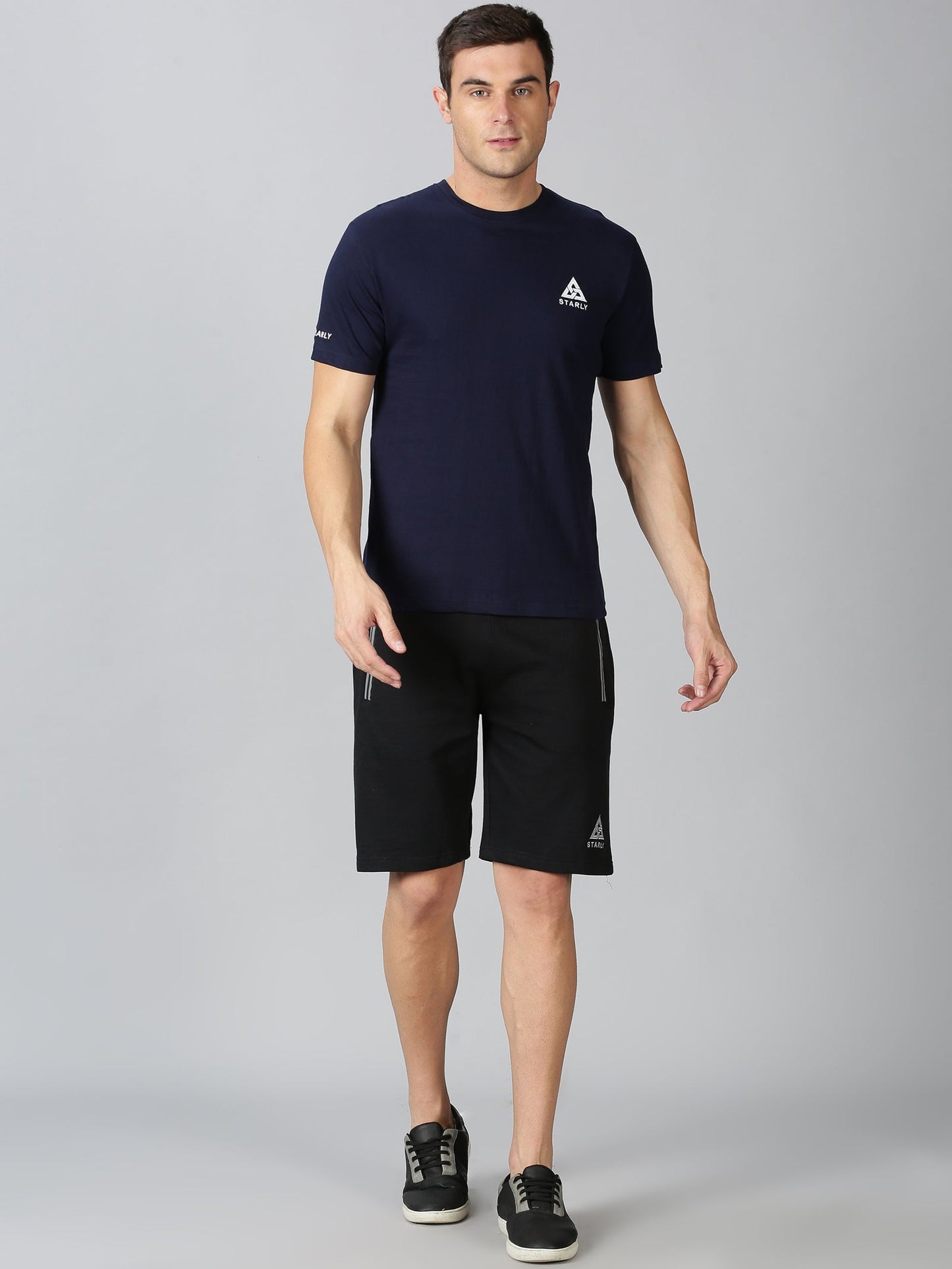 Navy-Blue Black Co-Ords