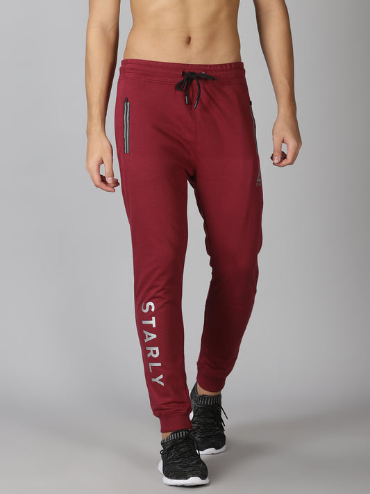 Maroon Track Pants