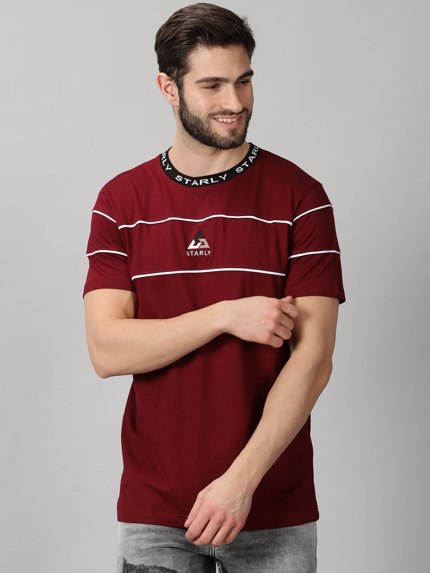 Piping Maroon