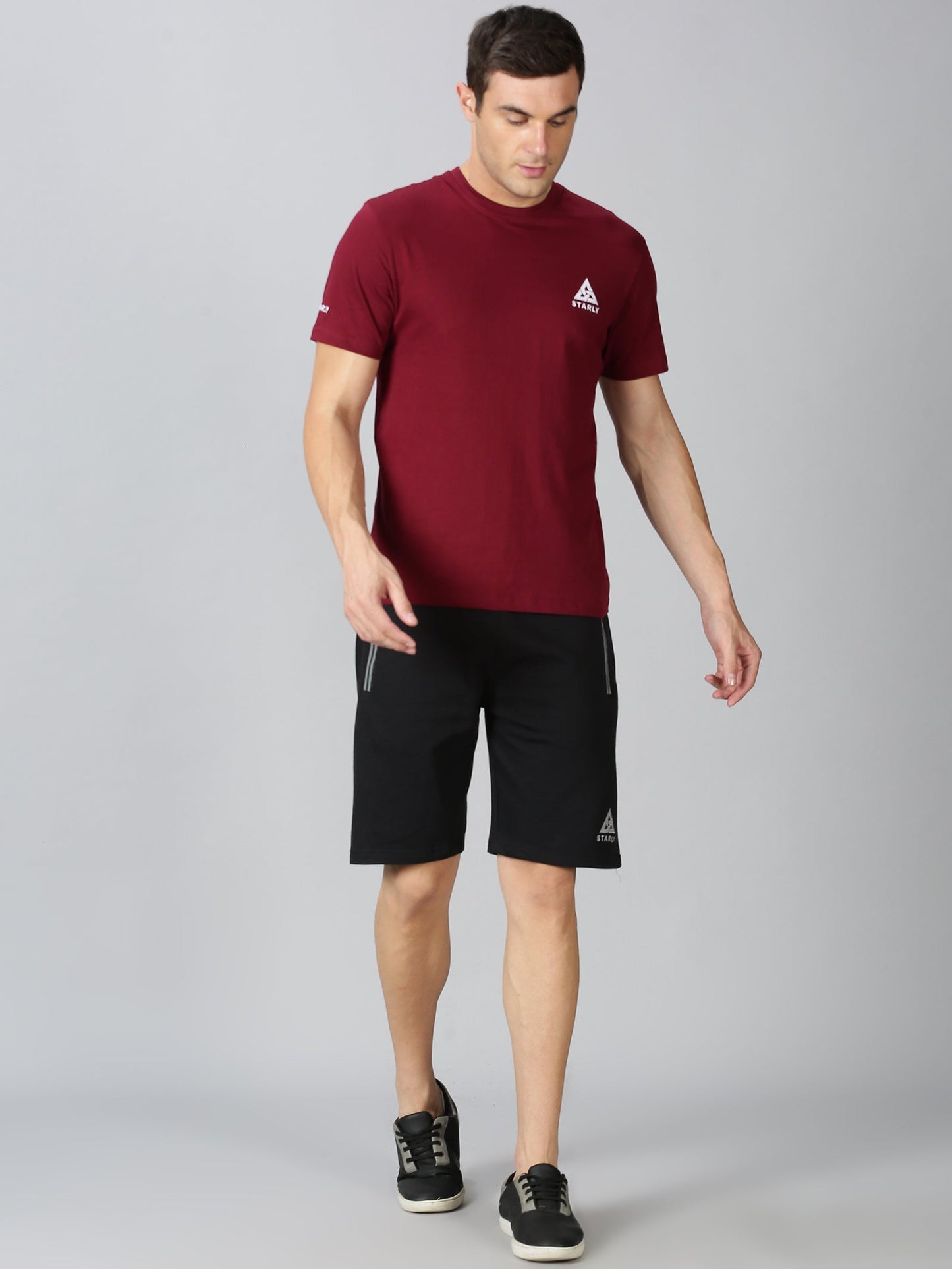 Maroon Black Co-Ords