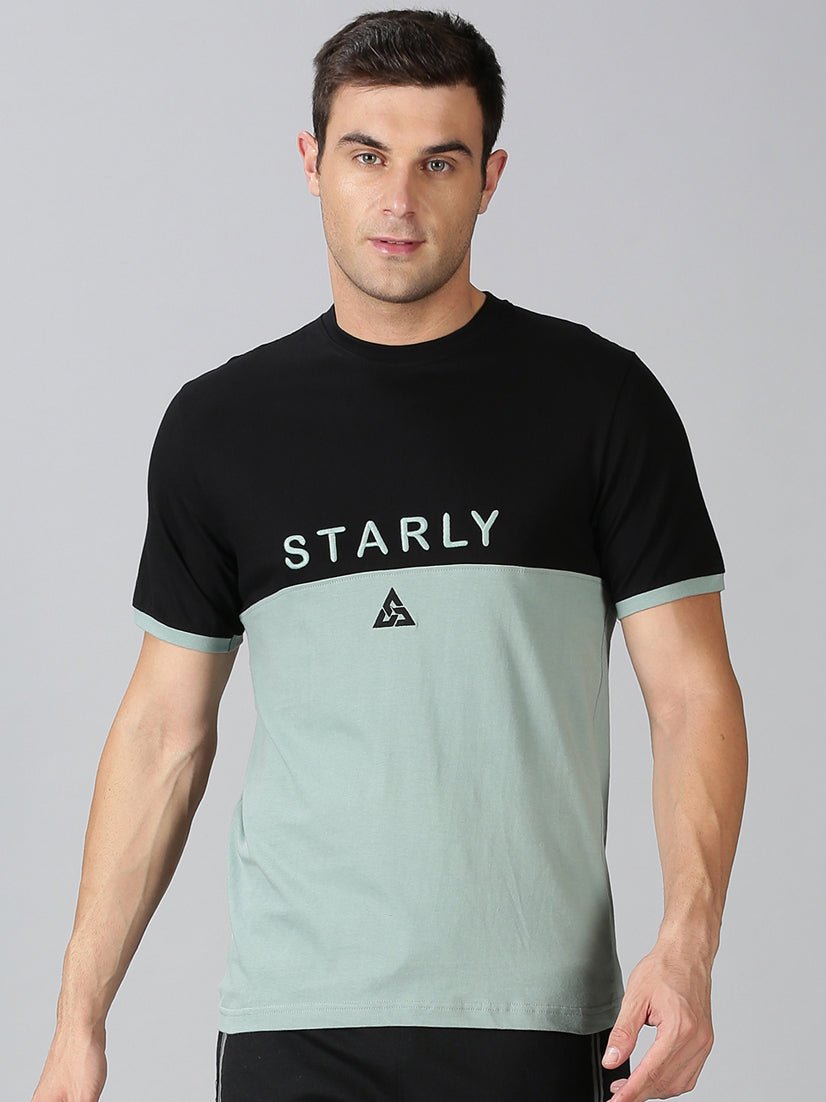 Men's Half Sleeve T-Shirt : C-Green