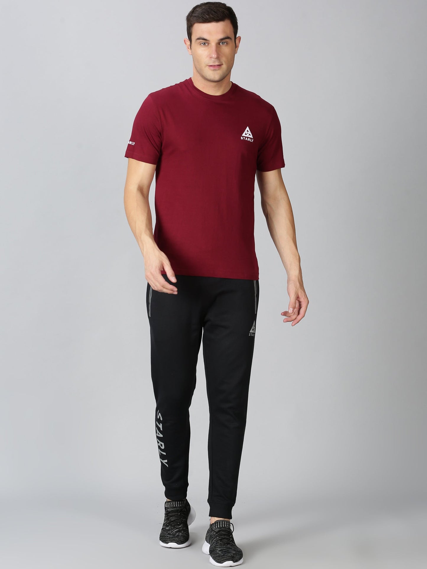 Maroon Black Co-Ords