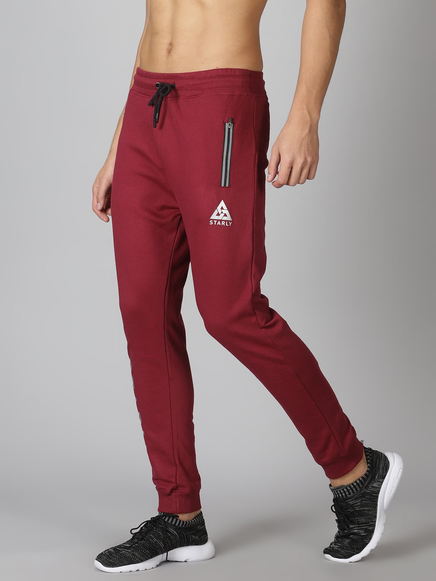 Maroon Track Pants