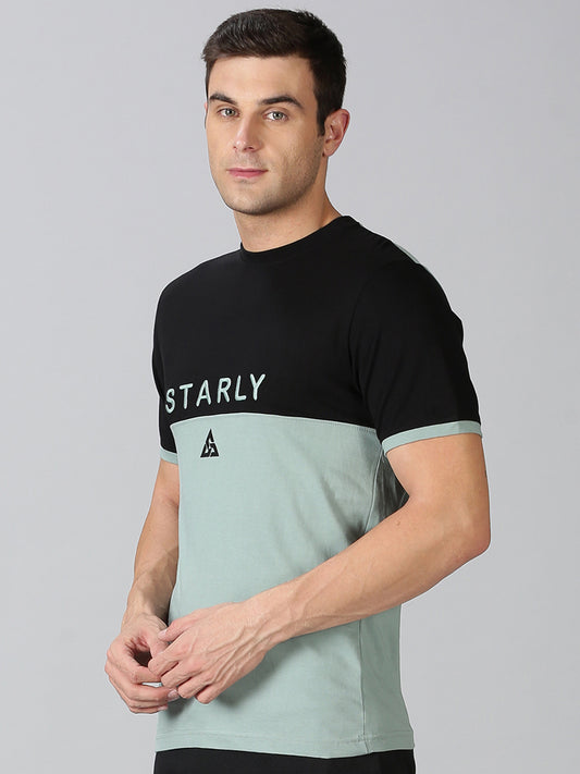 Men's Half Sleeve T-Shirt : C-Green