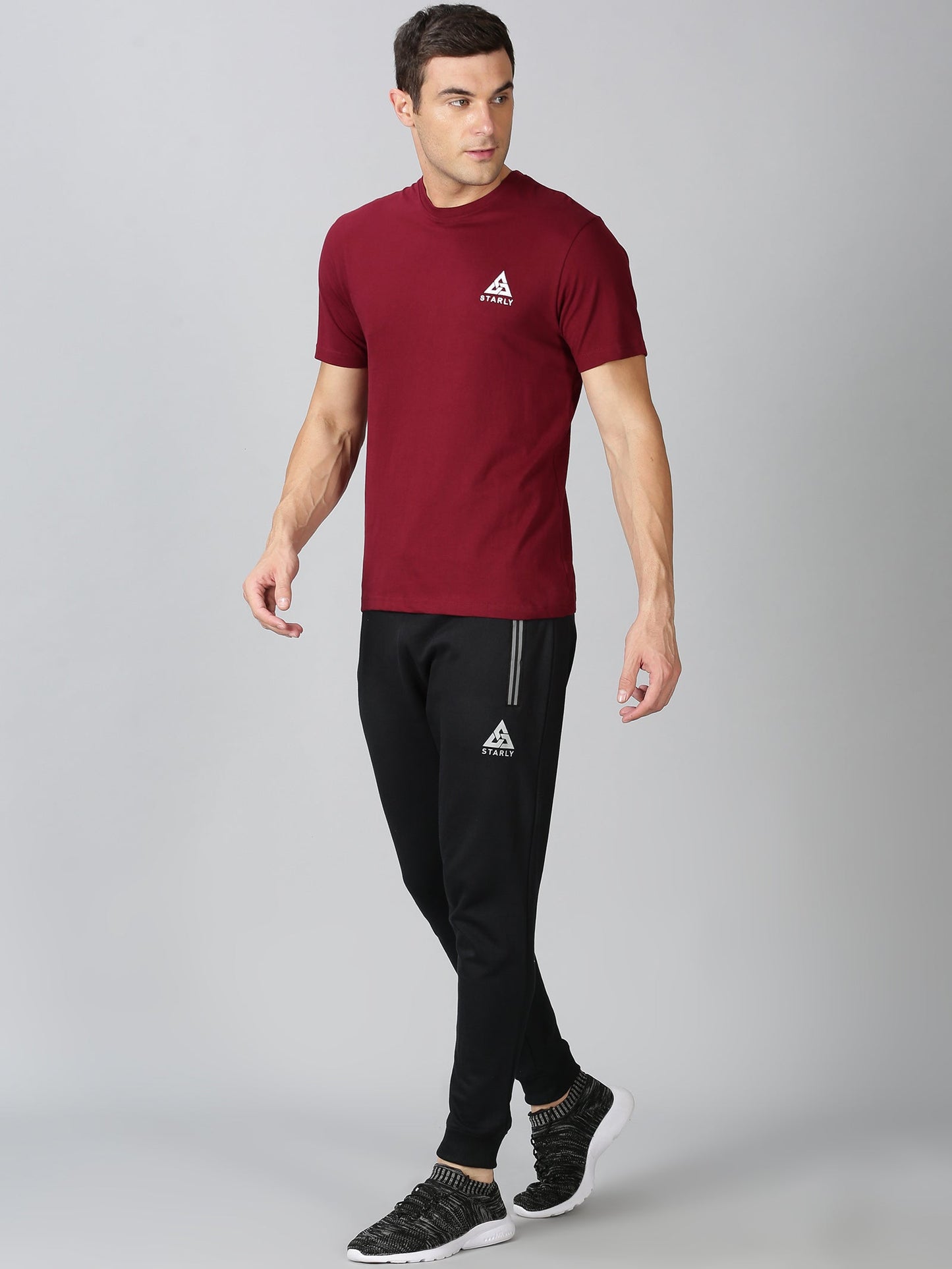 Maroon Black Co-Ords