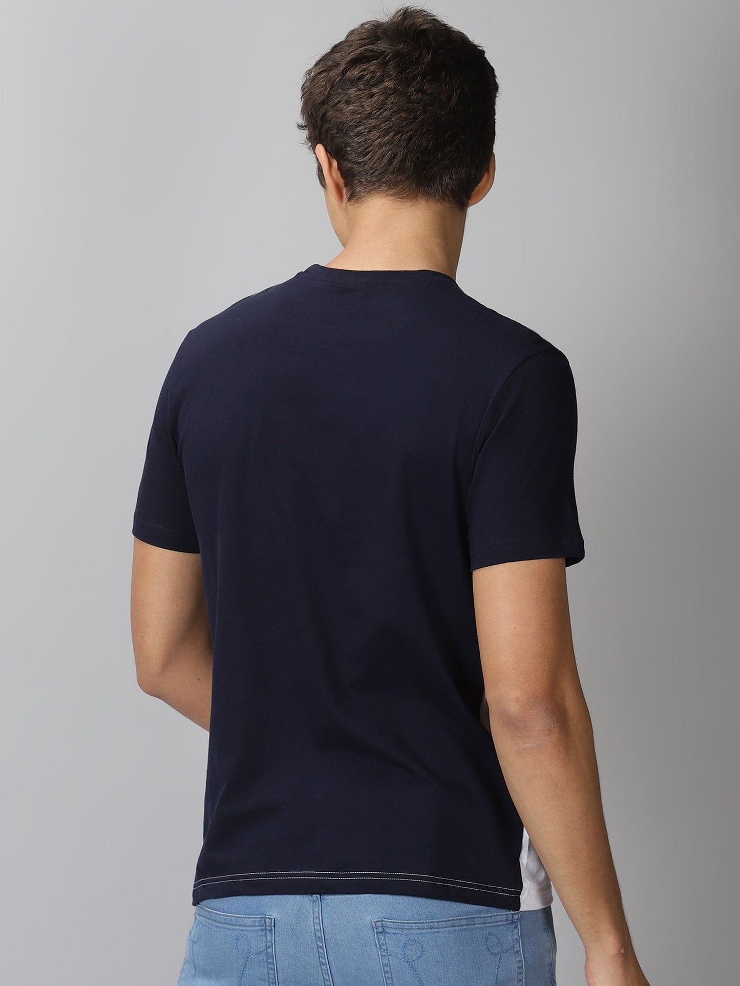 Men's Half Sleeve T-Shirt : Navy Blue