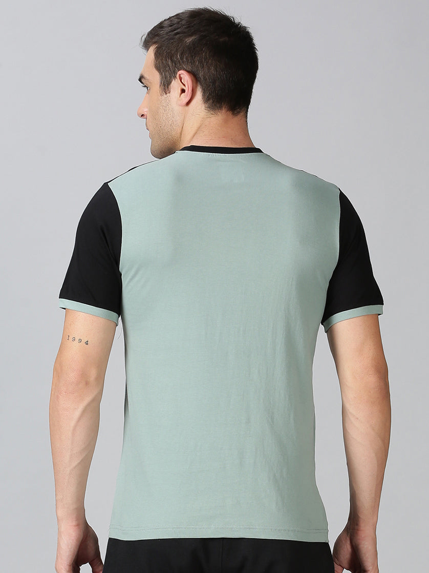 Men's Half Sleeve T-Shirt : C-Green