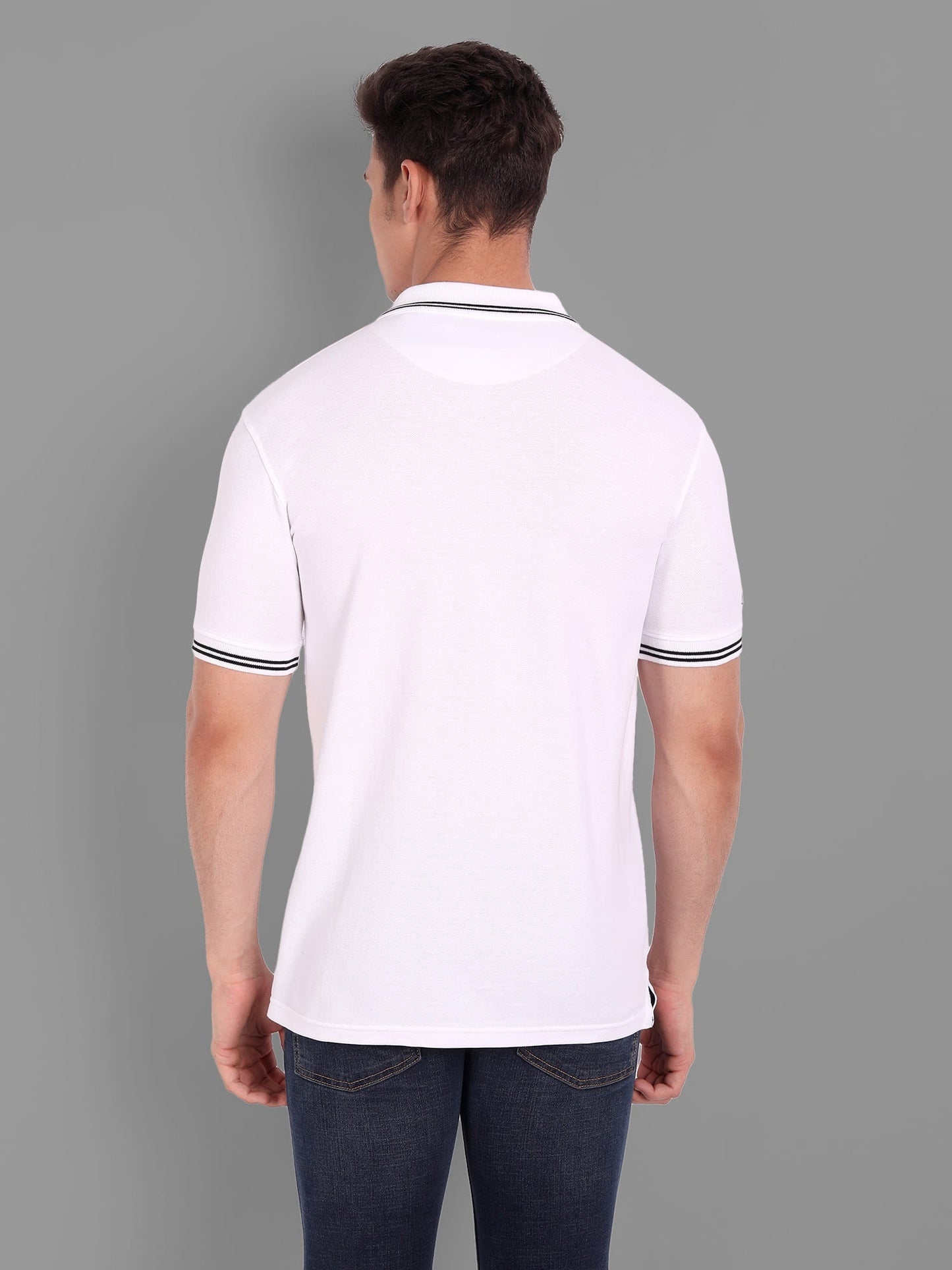 Solids Polo T-Shirt : White