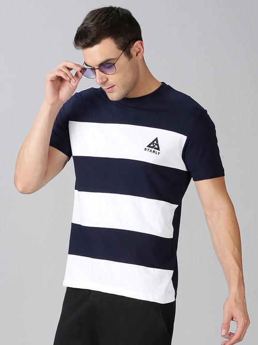 Men's Half Sleeve T-Shirt : Navy Blue