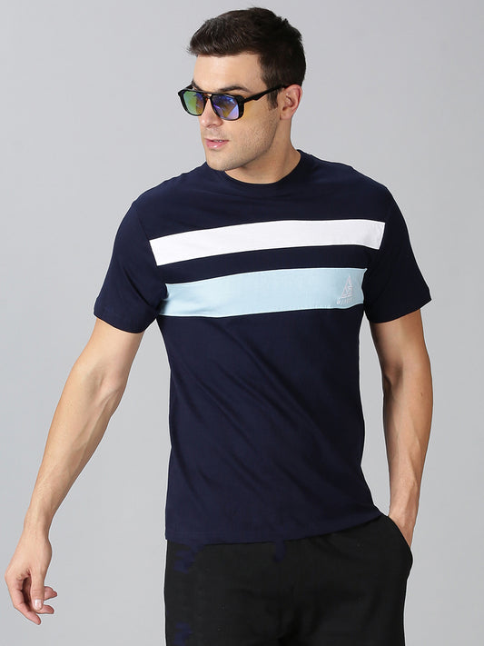 Men's Half Sleeve T-Shirt : Navy Blue