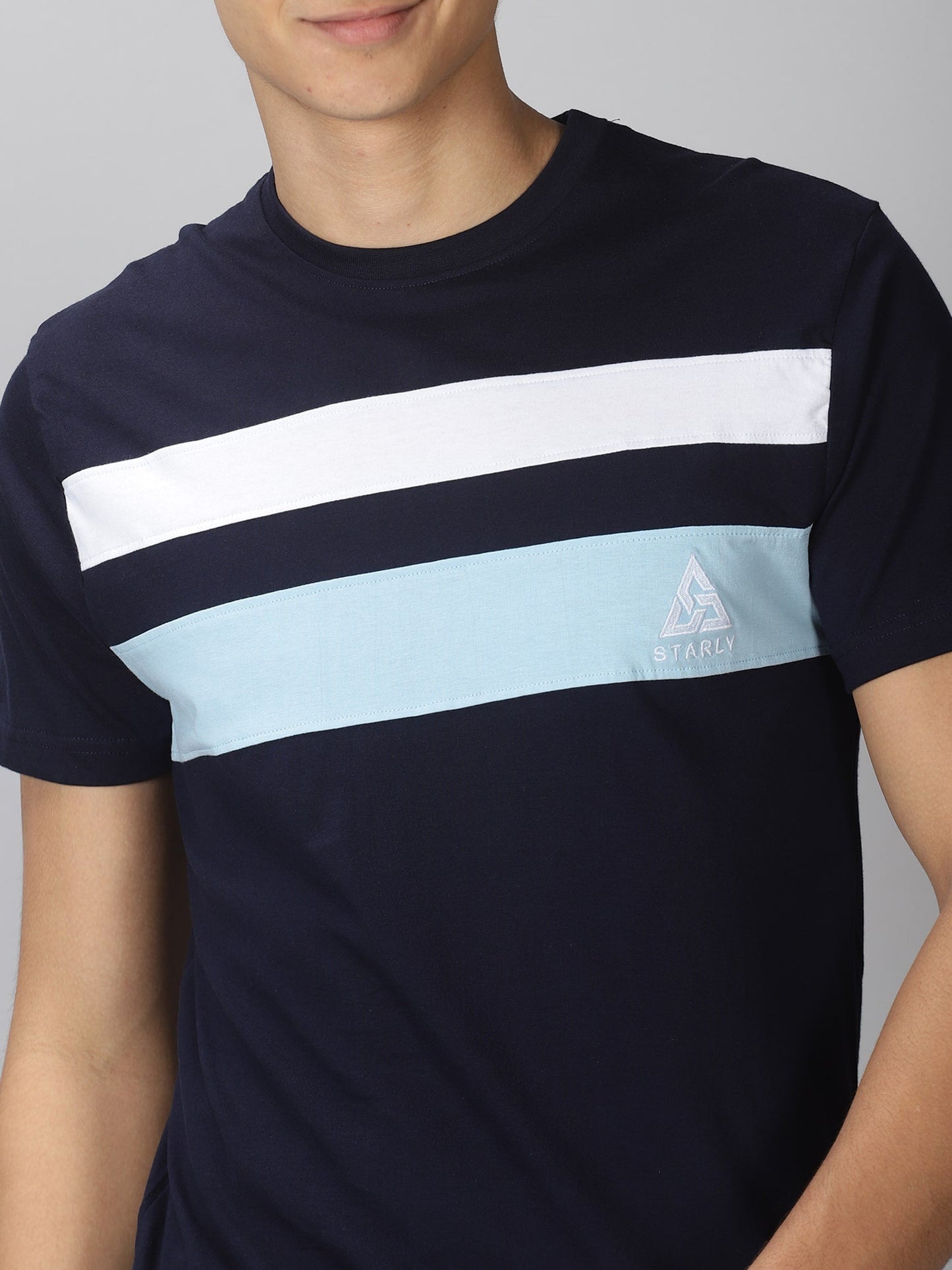 Men's Half Sleeve T-Shirt : Navy Blue