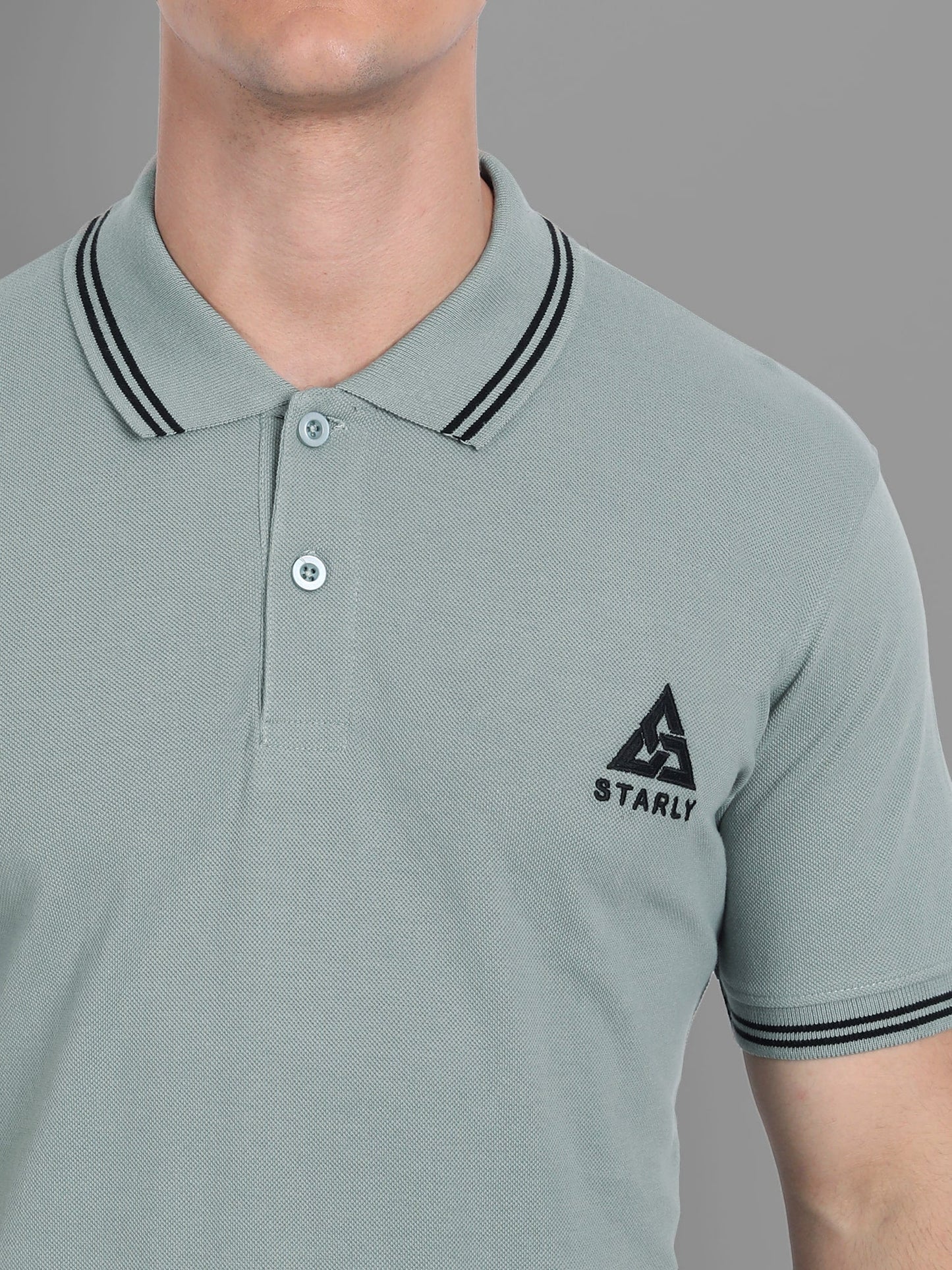 Solids Polo T-Shirt : C-Green