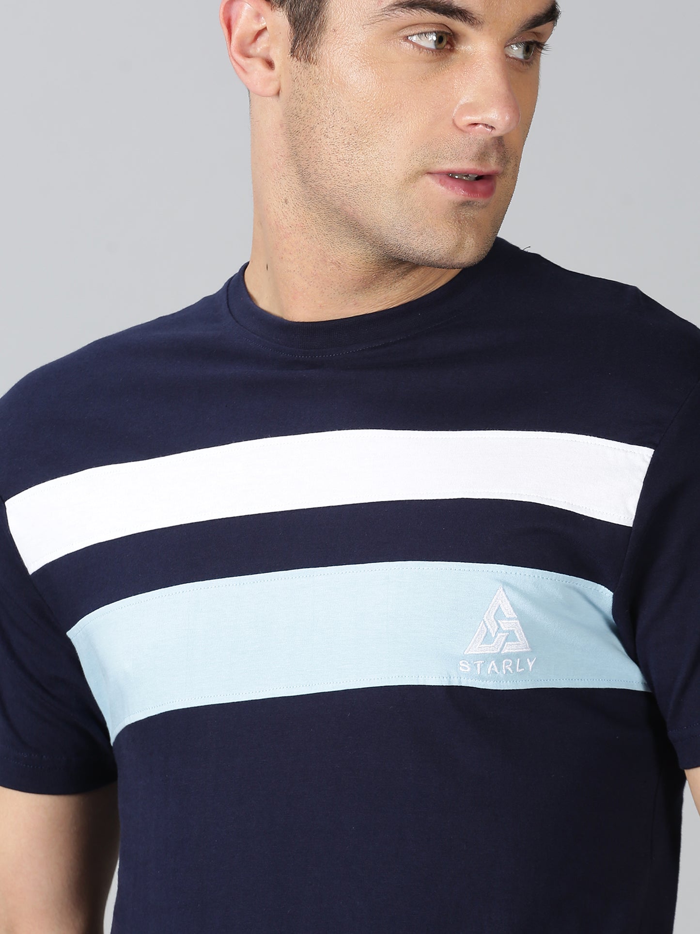 Men's Half Sleeve T-Shirt : Navy Blue