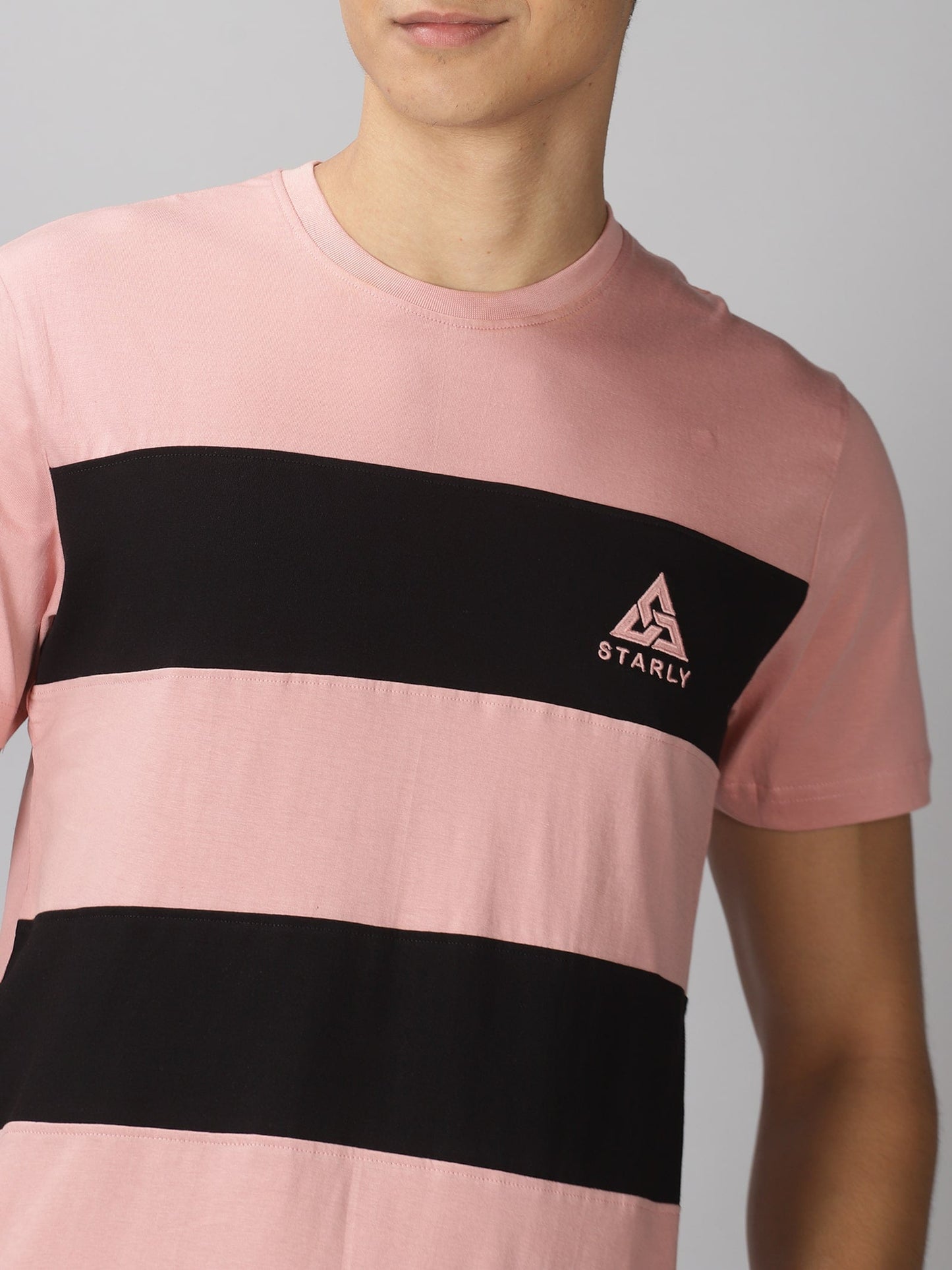 Men's Co-ord Sets : Peach & Black